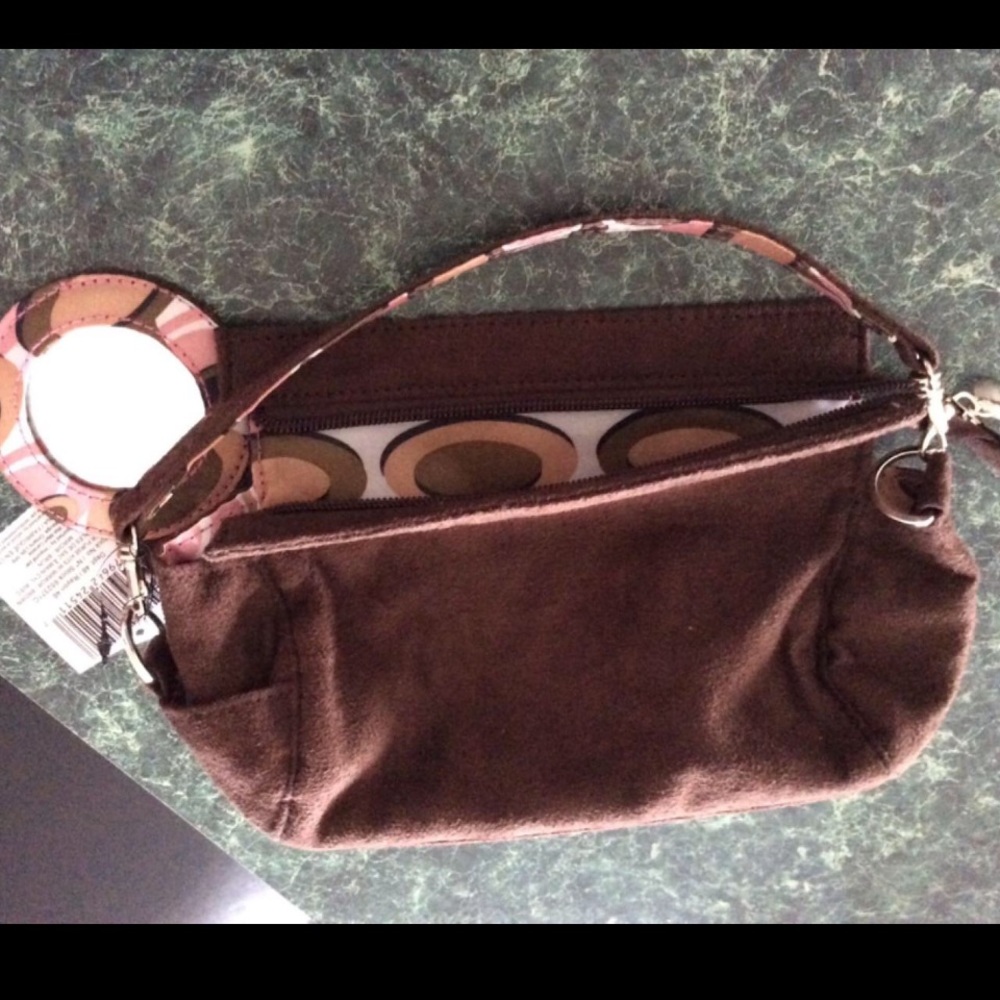 Make up bag NWT with matching mirror